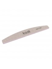 Пилка для ногтей «Полумесяц» (цвет: темно-серый, размер: 178/30/5) 180/180 грит, Kodi